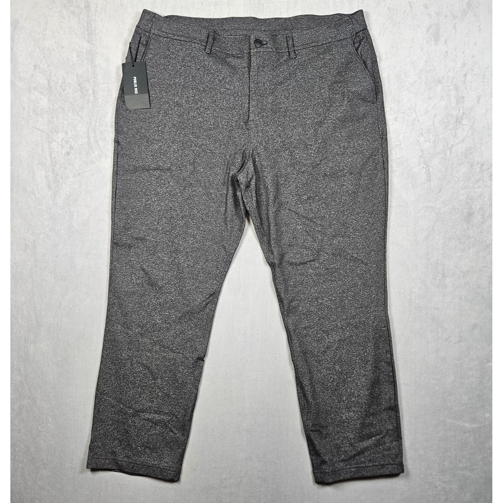 NEW Public Rec Gamechanger Pants Mens 38/28 Heather Charcoal 5 Pocket Stretch
